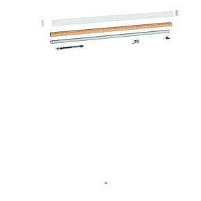 Kit coulissant Sillage Confort pour porte simple avec bandeau rail amortisseur et ralentisseur intégré - Gedimat.fr