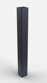 Poteau  sceller alu gris anthracite - 20 x 20 cm L.2,50 m - Gedimat.fr