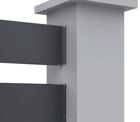 KIT FIXATION 1 LAME GRIS 7016 - Gedimat.fr