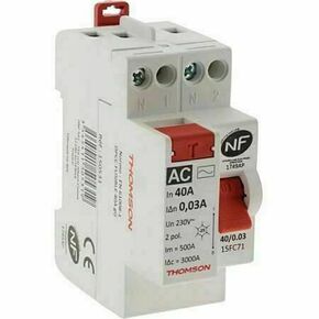 Interrupteur différentiel à vis type AC 40/2-30mA - Gedimat.fr
