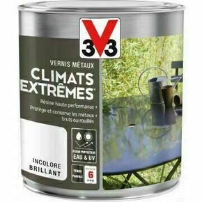 Vernis métaux CLIMATS EXTREMES brillant incolore - pot 0,25l - Gedimat.fr