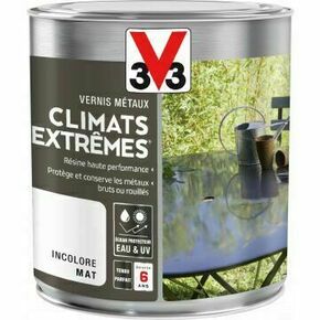 Vernis mtaux CLIMATS EXTREMES mat incolore - pot 0,5l - Gedimat.fr