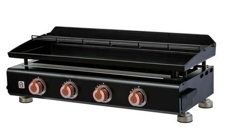 Plancha gaz munie de 4 brûleurs SILVIA II G - Gedimat.fr