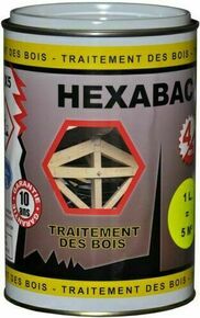 Traitement bois HEXABAC multi usages - pot de 1l - Gedimat.fr