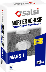 Mortier adhesif MASS1 - sac de 25kg - Gedimat.fr