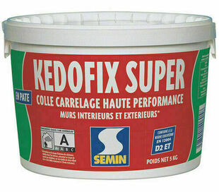 Colle carrelage KEDOFIX SUPER - seau de 5kg - Gedimat.fr