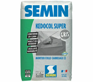 Colle bloc bton cellulaire KEDOCOL super gris - sac de 5kg - Gedimat.fr