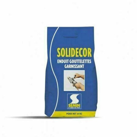 Enduit décoratif SOLIDECOR super garnissant - sac de 25kg - Gedimat.fr