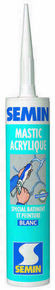 Mastic acrylique blanc - tube de 310ml - Gedimat.fr