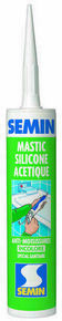 Mastic silicone acétique translucide - tube de 310ml - Gedimat.fr