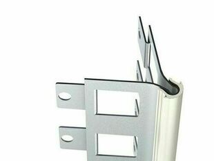Profil d'angle acier perfor enduit 15mm blanc - 3m - Gedimat.fr