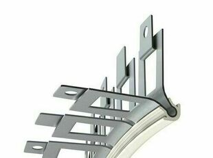 Profil d'angle cintrable acier perfor enduit 10 blanc - 3m - Gedimat.fr