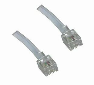 Cordon avec fiches modulaires RJ11 - 5m - Gedimat.fr