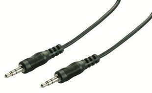 Cordon audio jack 3.5mm mle/mle - 1,2m - Gedimat.fr