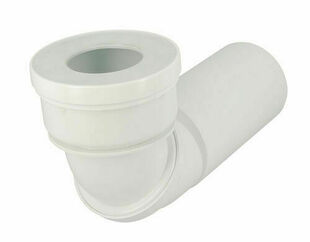 Pipe de WC PVC orientable recoupable joint 85/107 - D100 - Gedimat.fr
