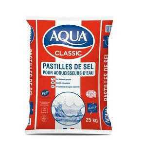 Pastille sel AQUA CLASSIC pour adoucisseur - sac de 25 kg - Gedimat.fr