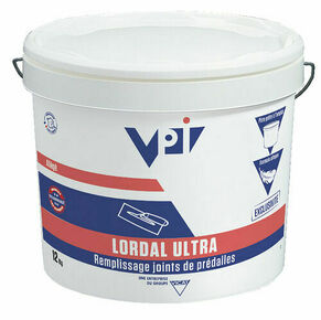 Joint pour prdalles et prmurs LORDAL ULTRA gris - seau de 12kg - Gedimat.fr