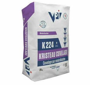 Cuvelage par minralisation KRISTEAU CUVELAGE K224 gris - sac de 25kg - Gedimat.fr