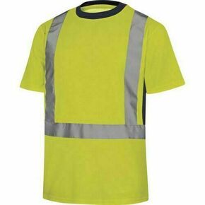 Tee-shirt haute visibilit manches courtes jaune - Taille L - Gedimat.fr