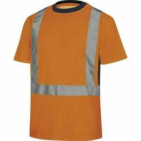 Tee-shirt haute visibilit manches courtes orange - Taille XXL - Gedimat.fr