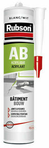 Mastic acrylique AB BATIMENT - cartouche de 280ml - Gedimat.fr