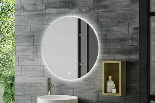Miroir Led ANDILLY rond - D80cm - Gedimat.fr
