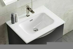 Plan vasque ESTATE céramique - 61x46cm - Gedimat.fr