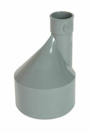 Raccord PVC First Plast Réduction Excentrée 100/40 - Pour Évacuation Eaux Sanitaires