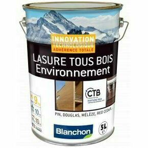Lasure tous bois environnement blanc - pot 1l - Gedimat.fr