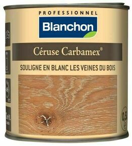 Céruse blanc - pot 0,5l - Gedimat.fr