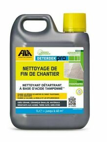 Produit dsincrustant acide pour sol DETERDEK PRO - bidon de 1l - Gedimat.fr