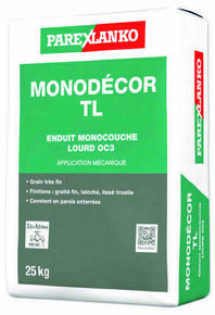 Enduit imperméabilisant MONODECOR TL G30 gris souris - sac de 25kg - Gedimat.fr