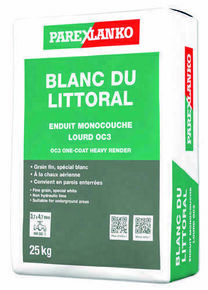 Enduit impermabilisant BLANC DU LITTORAL - sac de 25kg - Gedimat.fr