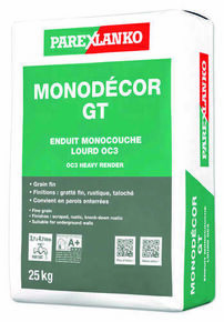 Enduit imperméabilisant MONODECOR GT G20 blanc cassé - sac de 25kg - Gedimat.fr