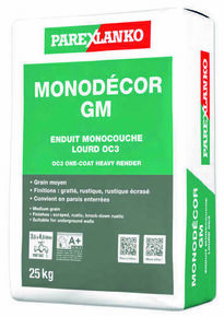 Enduit impermabilisant MONODECOR GM G20 blanc cass - sac de 25kg - Gedimat.fr