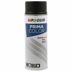 Peinture PRIMA COLORS - bombe de 400 ml - noir mat - Gedimat.fr