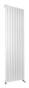 Radiateur FASSANE PREM'S vertical simple blanc ral 9016 - 1256W - Gedimat.fr