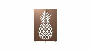 Accessoire dcoratif ANANAS 3D - 25,5 x 35 x 25,5 cm - corten - Gedimat.fr