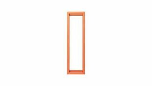 Podium - 26 x 90 x 26 cm - orange mangue - Gedimat.fr