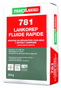 Mortier de rparation 781 LANKOREP FLUIDE RAPIDE - sac de 25kg - Gedimat.fr