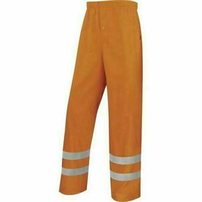 Pantalon de pluie haute visibilite orange fluo - Taille XXL - Gedimat.fr