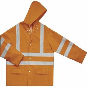 Veste de pluie haute visibilit orange - Taille XXL - Gedimat.fr