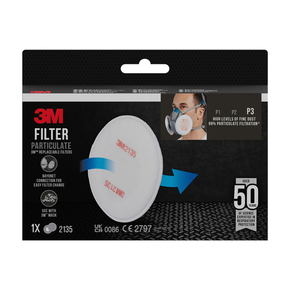 Filtre anti-poussires P3 pour masques des sries 6000+7000 - bote de 2 pices - Gedimat.fr