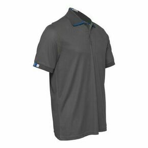 Polo de travail homme BEVEN gris/bleu - Taille S - Gedimat.fr