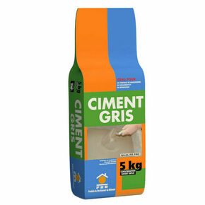 Ciment gris - sac de 5kg - Gedimat.fr