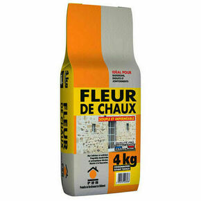 Fleur de chaux - sac de 4kg - Gedimat.fr