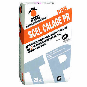 Mortier de scellement et callage  prise rapide SCEL CALAGE PR - sac de 25kg - Gedimat.fr