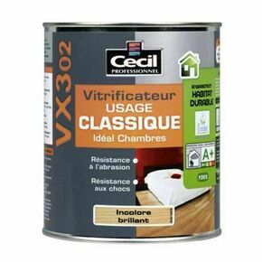 Vitrificateur VX302i-HC invisible - pot de 1l - Gedimat.fr