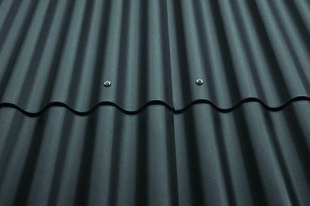 Plaque ondule COLORONDE FR 5 ondes standard noir graphite - 1,585x0,918m - Gedimat.fr
