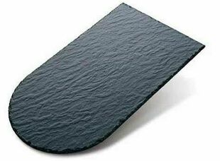 Ardoise fibres-ciment KERGOAT RONDE RELIEF anthracite - 40x22cm - Gedimat.fr